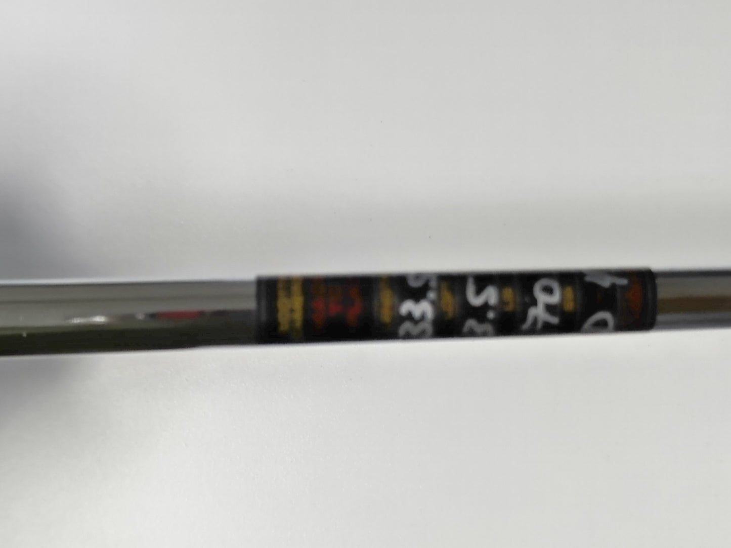 実弾リム搭載!スコッティキャメロン 33.5インチパター ブラックPVD+レーザーエッチングカモフラ仕上げ