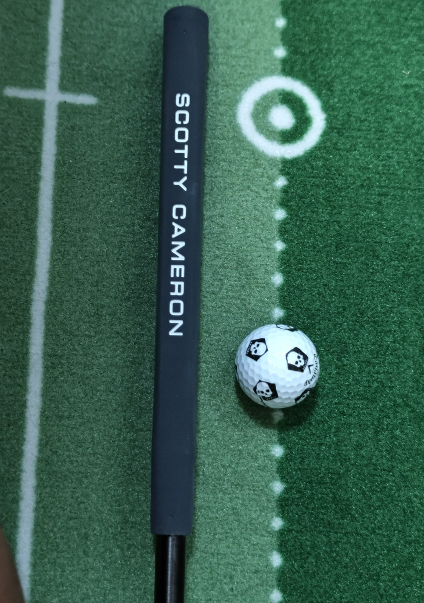 実弾リム搭載!スコッティキャメロン 33.5インチパター ブルーPVD&クロム仕上げ