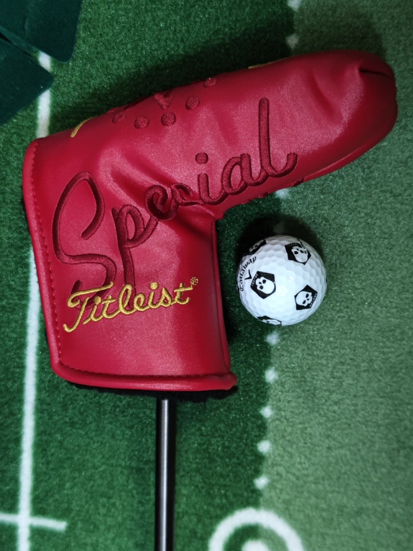 実弾リム搭載!スコッティキャメロン 33.5インチパター ブルーPVD&クロム仕上げ