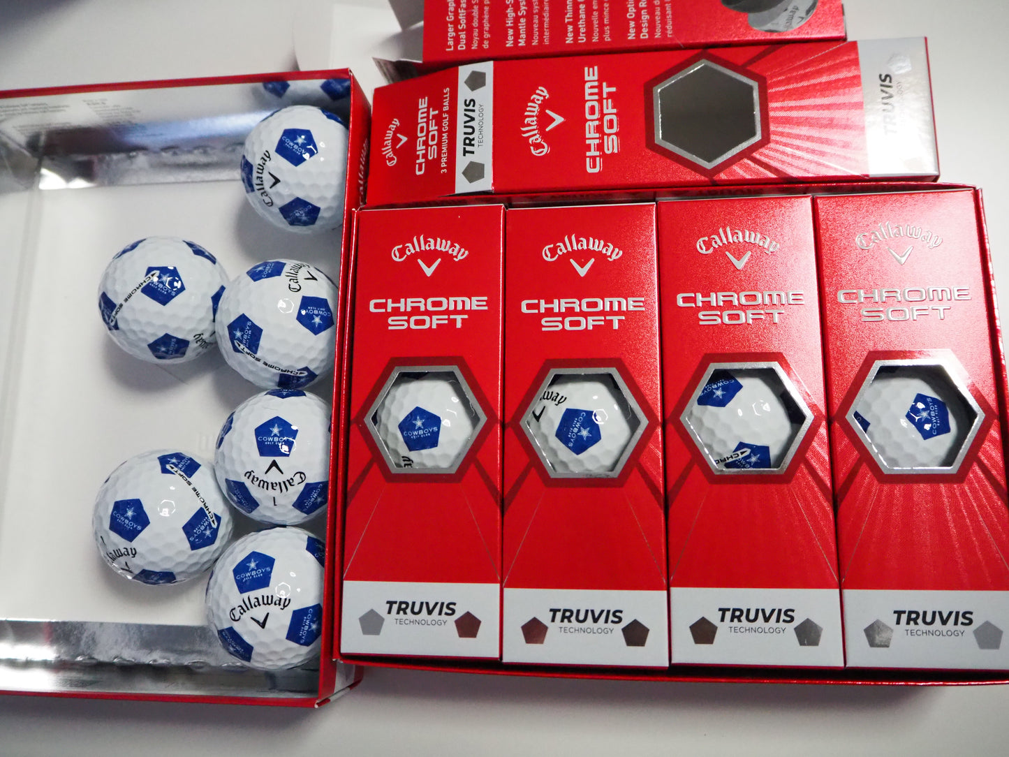 Cowboys Golf Clubs x Callaway CHROMESOFT TRUVIS Custom 1.5 Dozen