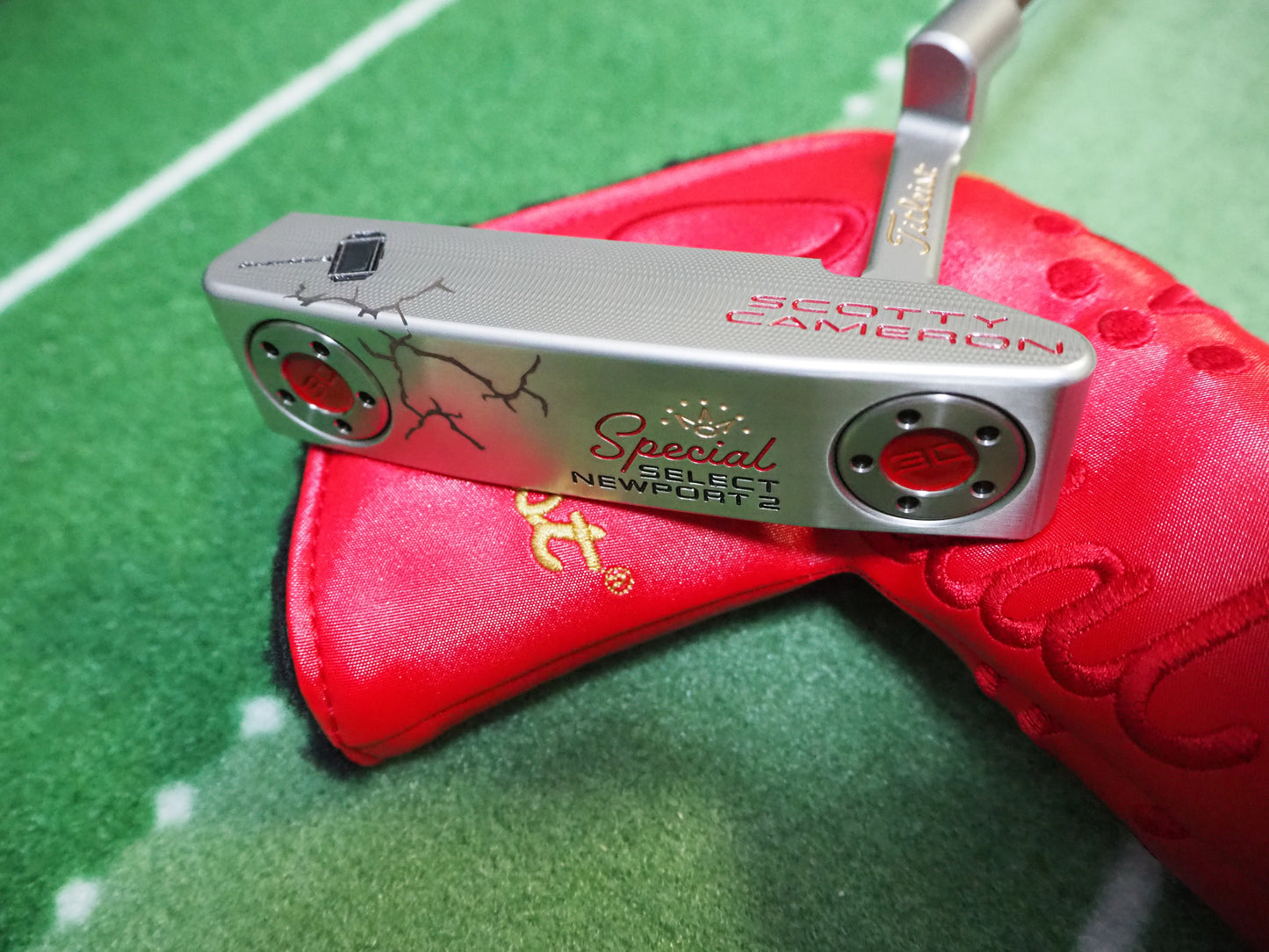 鉄槌!スコッティキャメロン 33.5インチパター サテン仕上げハンマーデザイン