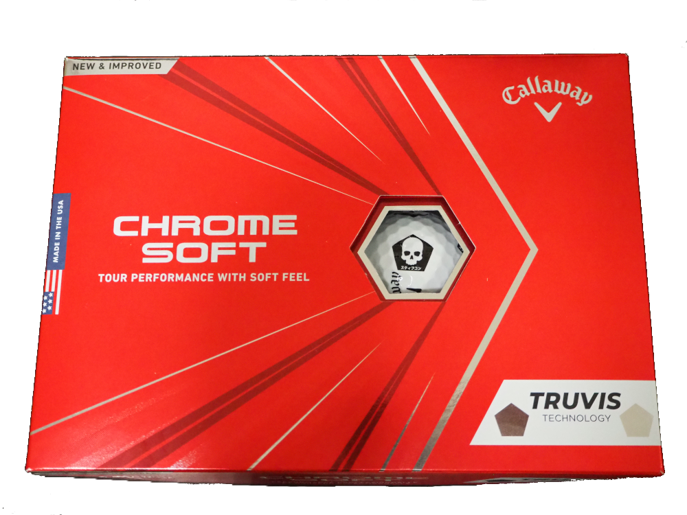 スティフコンスカル入り!Callaway CHROMESOFT TRUVIS 特注1ダース