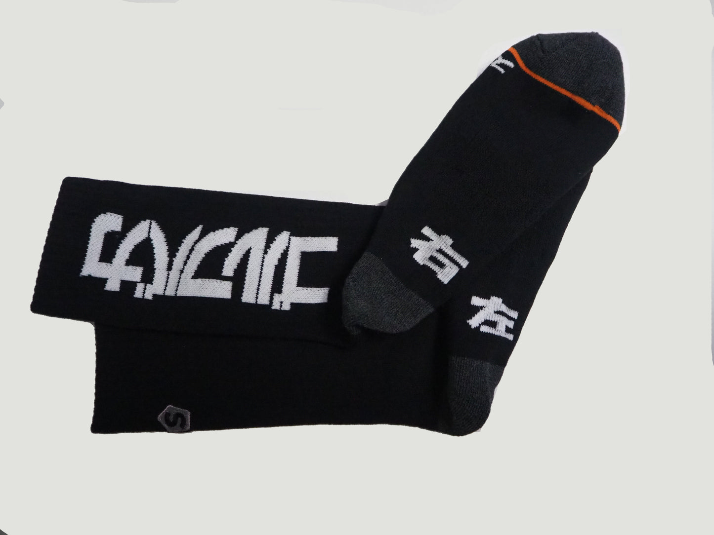 STIFFCON SOCKS ゴルフバカ メンズ フリーサイズ BLK/ORN