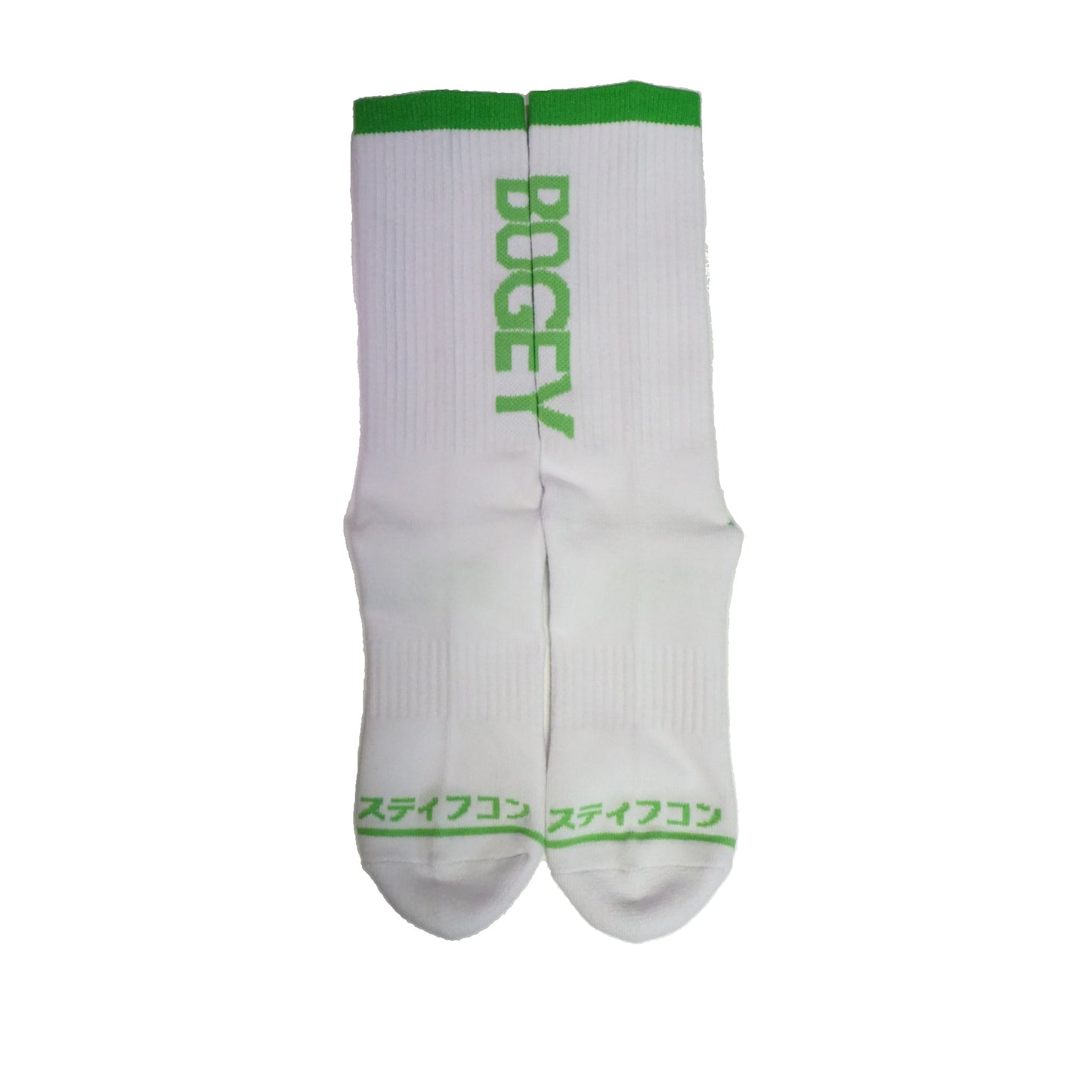 【SALE】STIFFCON SOCKS BOGEY メンズ フリーサイズ WHT/GRN