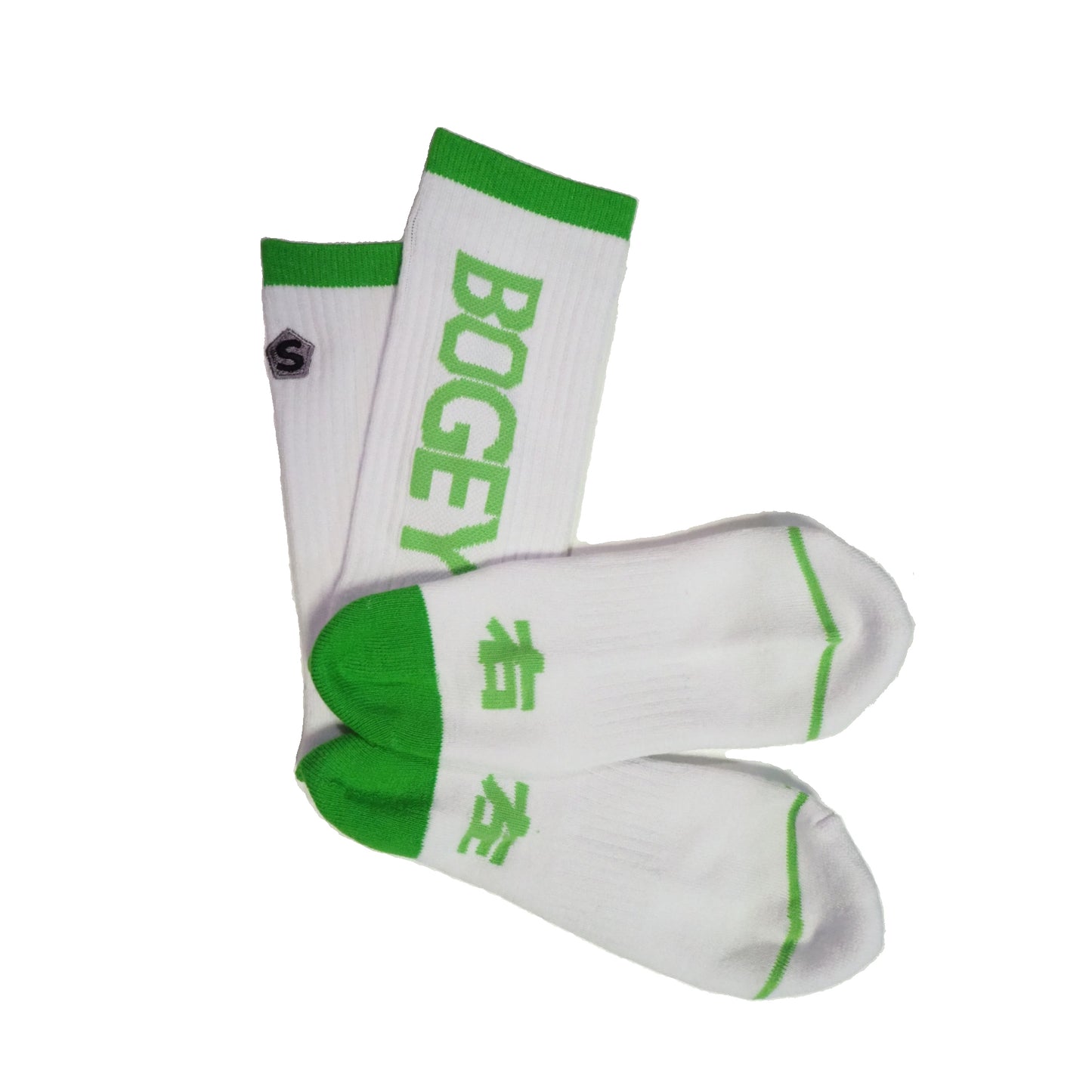 【SALE】STIFFCON SOCKS BOGEY メンズ フリーサイズ WHT/GRN