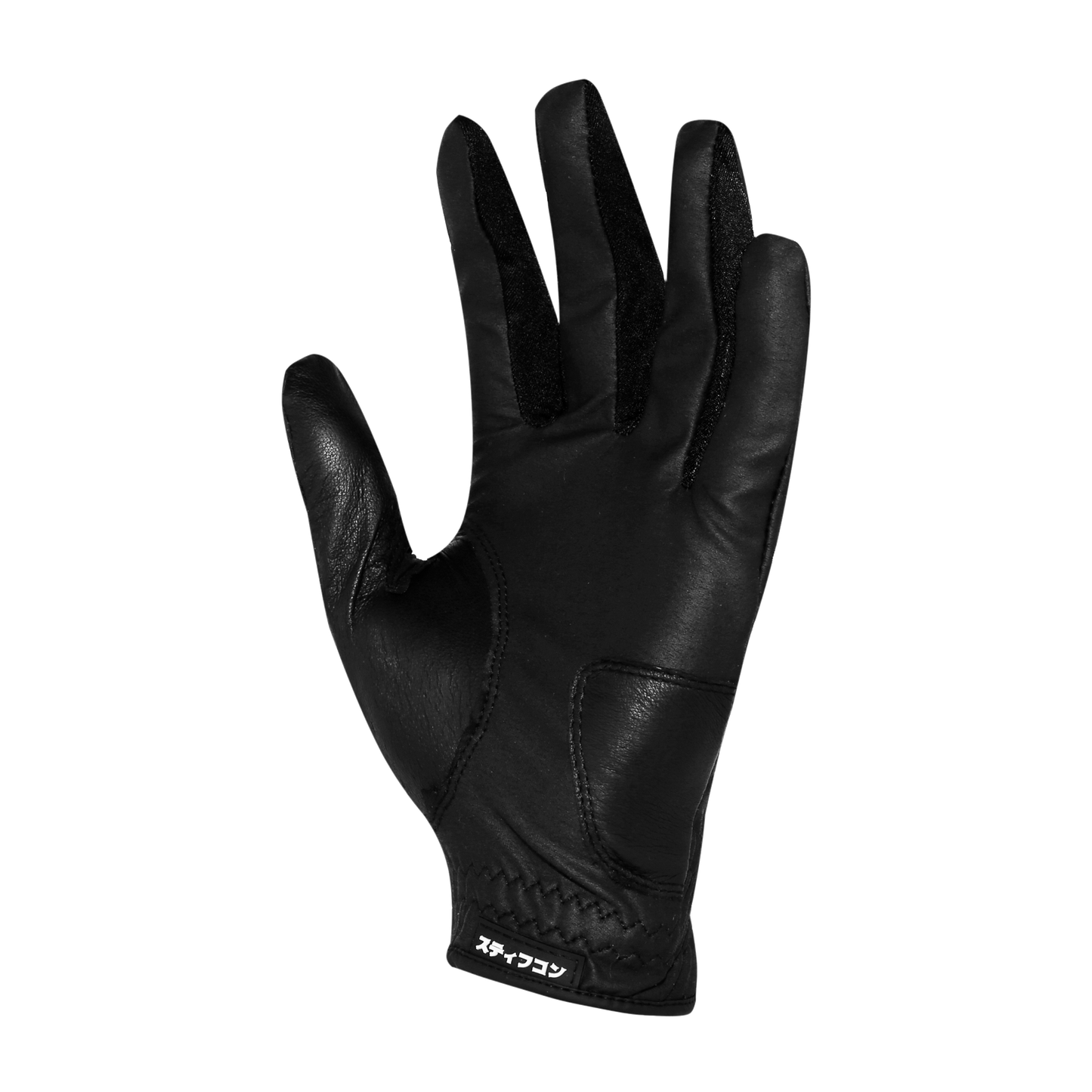 TULANG BLACK レディース骨柄ゴルフグローブ左手 トゥーラン黒