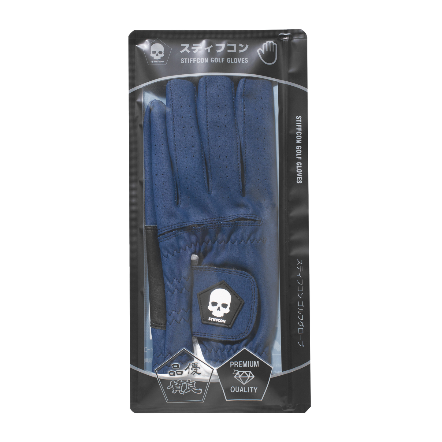 FLUO NAVY メンズゴルフグローブ フルオ_ネイビー