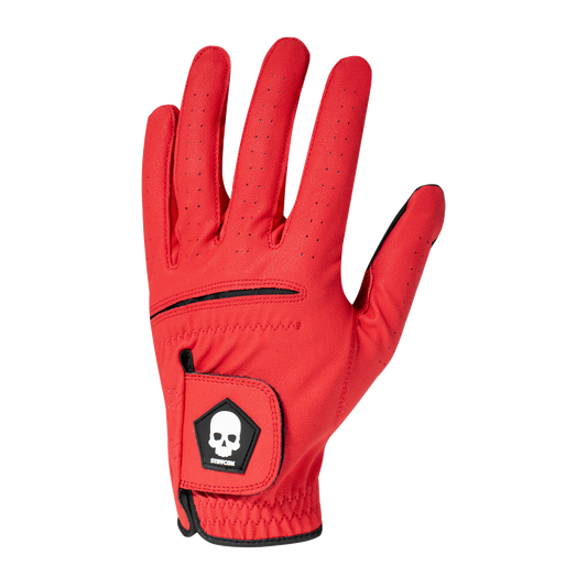 FLUO RED レディースゴルフグローブ フルオ_赤