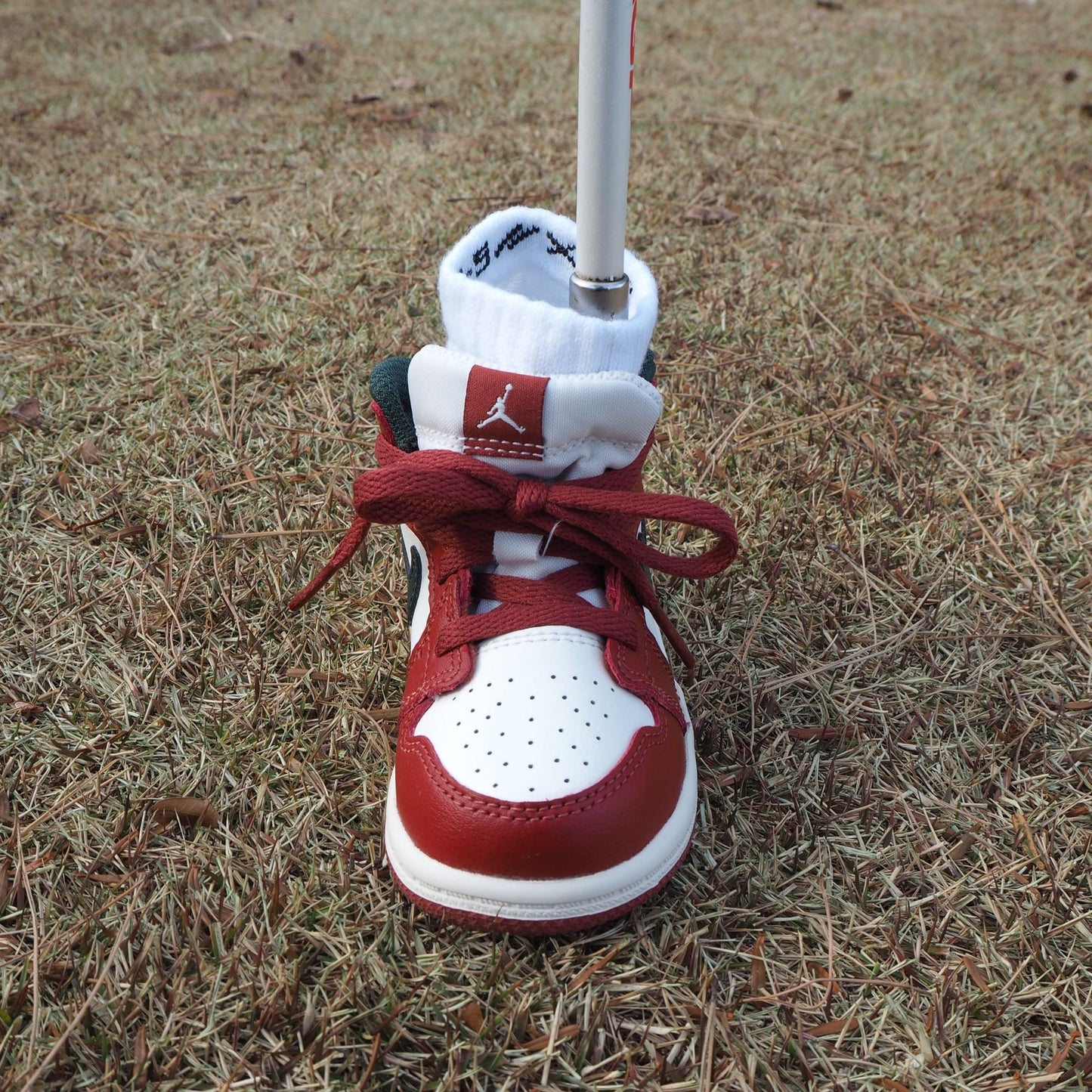 スニーカーパターカバー107 /Jordan 1 Mid [RED STONE/MIDNIGHT GREEN]