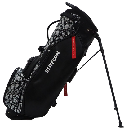 GOLF STAND BAG_PAISLEY BLACK / スタンドキャディバッグ ペイズリーブラック STIFFCON