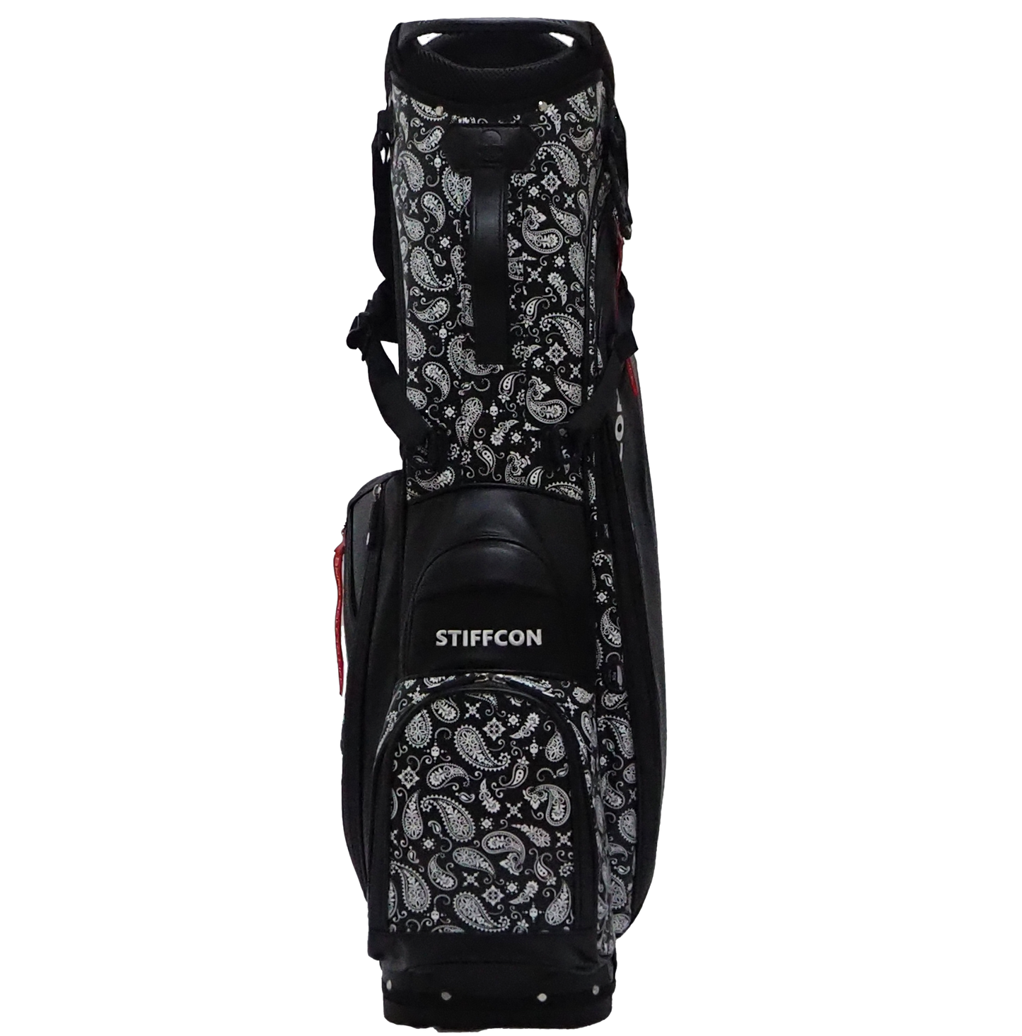 GOLF STAND BAG_PAISLEY BLACK / スタンドキャディバッグ ペイズリーブラック STIFFCON