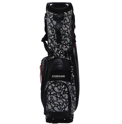 GOLF STAND BAG_PAISLEY BLACK / スタンドキャディバッグ ペイズリーブラック STIFFCON