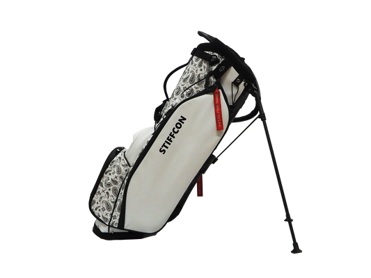 GOLF STAND BAG_PAISLEY WHITE / Stand Caddy Bag Paisley White STIFFCON