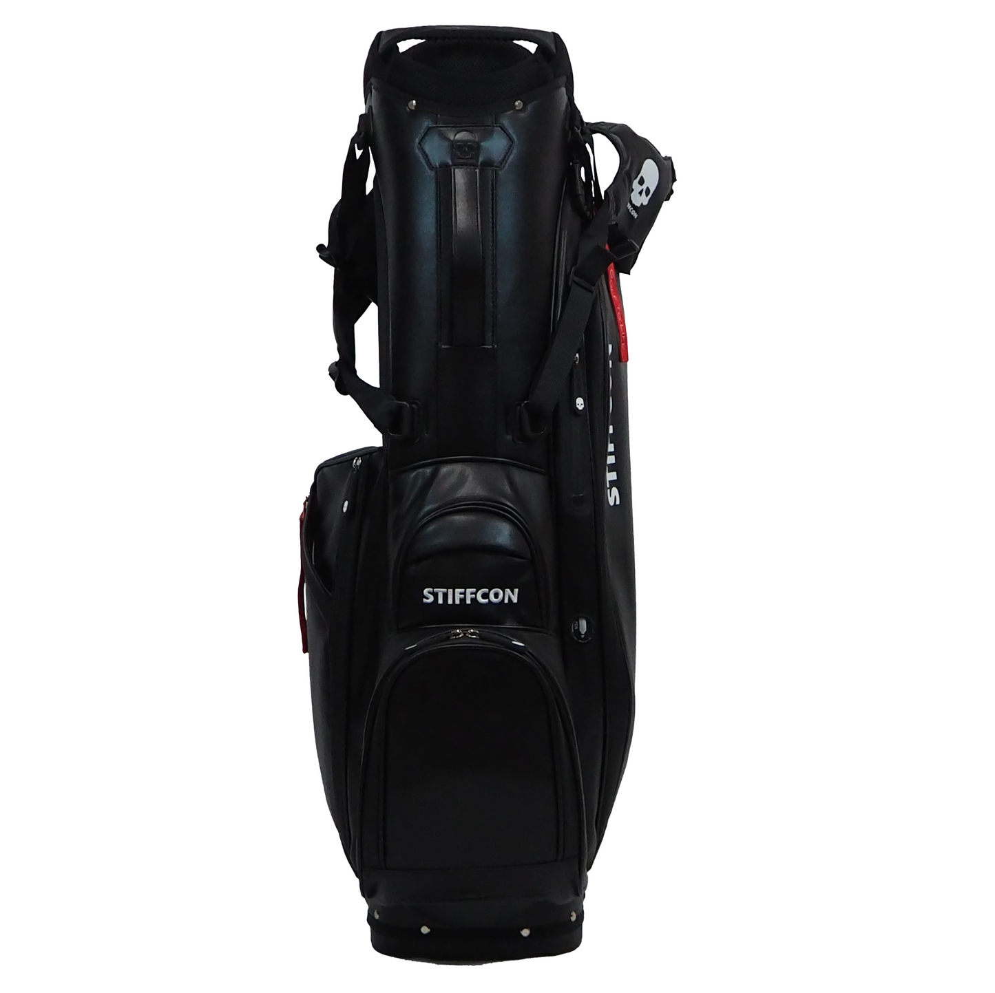 GOLF STAND BAG_PLAIN BLACK / スタンドキャディバッグ プレーンブラック STIFFCON