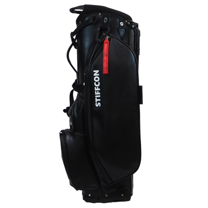 GOLF STAND BAG_PLAIN BLACK / スタンドキャディバッグ プレーンブラック STIFFCON
