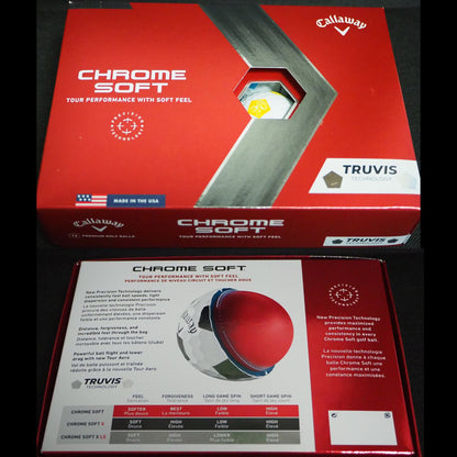 Gray Red x Callaway CHROMESOFT TRUVIS2022 Custom 1.5 dozen_CB168