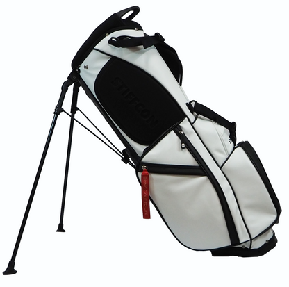 GOLF STAND BAG_PLAIN WHITE / スタンドキャディバッグ プレーンホワイト STIFFCON