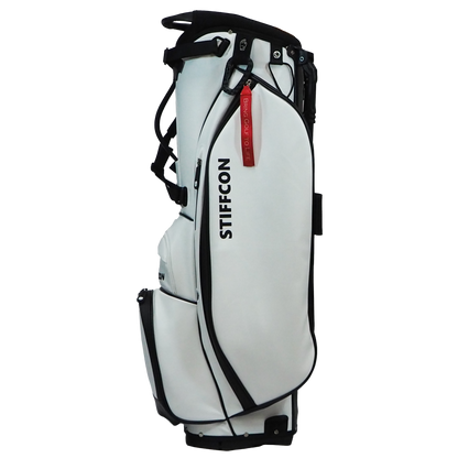 GOLF STAND BAG_PLAIN WHITE / スタンドキャディバッグ プレーンホワイト STIFFCON