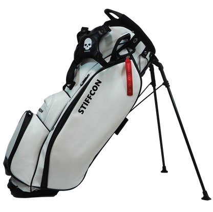 GOLF STAND BAG_PLAIN WHITE / スタンドキャディバッグ プレーンホワイト STIFFCON
