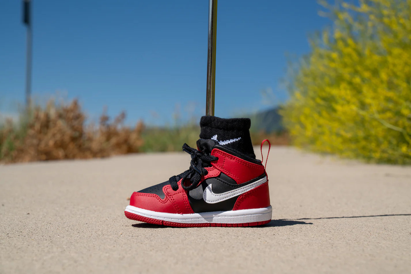 スニーカーパターカバー/Jordan 1 Mid [GYM RED 25]