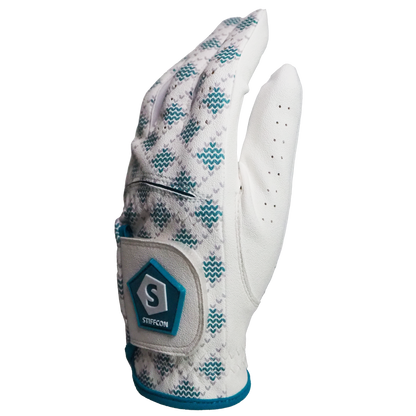 【SALE】CHEVRA HERRING TURQUOISE レディースゴルフグローブ左手/両手 シェブラへリンターコイズ  V5 ヘリンボーン