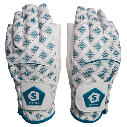 【SALE】CHEVRA HERRING TURQUOISE レディースゴルフグローブ左手/両手 シェブラへリンターコイズ  V5 ヘリンボーン