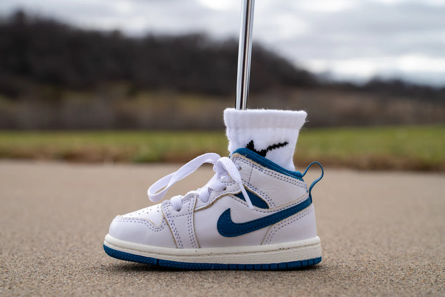 スニーカーパターカバー/Jordan 1 Mid SE [INDUSTRIAL BLUE SAIL]