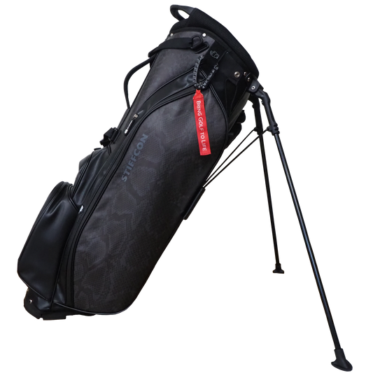 GOLF STAND BAG_OROCHI BLACK / スタンドキャディバッグ オロチブラック STIFFCON