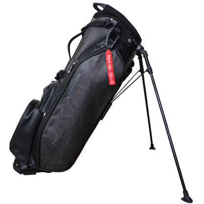 GOLF STAND BAG_OROCHI BLACK / スタンドキャディバッグ オロチブラック STIFFCON ヘビ柄
