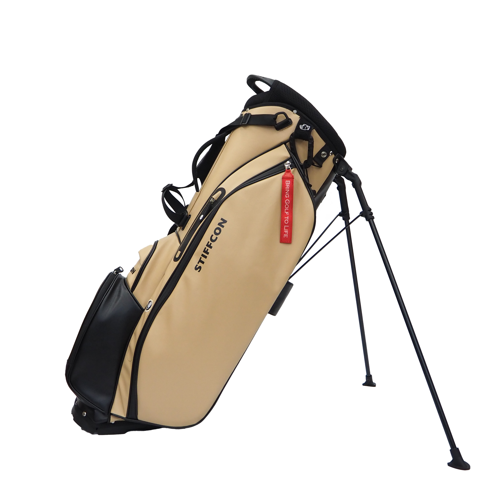 GOLF STAND BAG_CAFE AU LAIT / スタンドキャディバッグ カフェオレ GOLF STAND BAG_CAFE AU LAIT / スタンドキャディバッグ カフェオレ