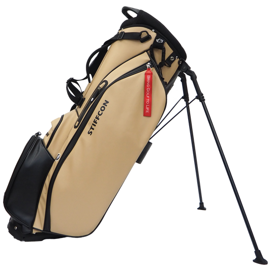 GOLF STAND BAG_CAFE AU LAIT / スタンドキャディバッグ カフェオレ STIFFCON