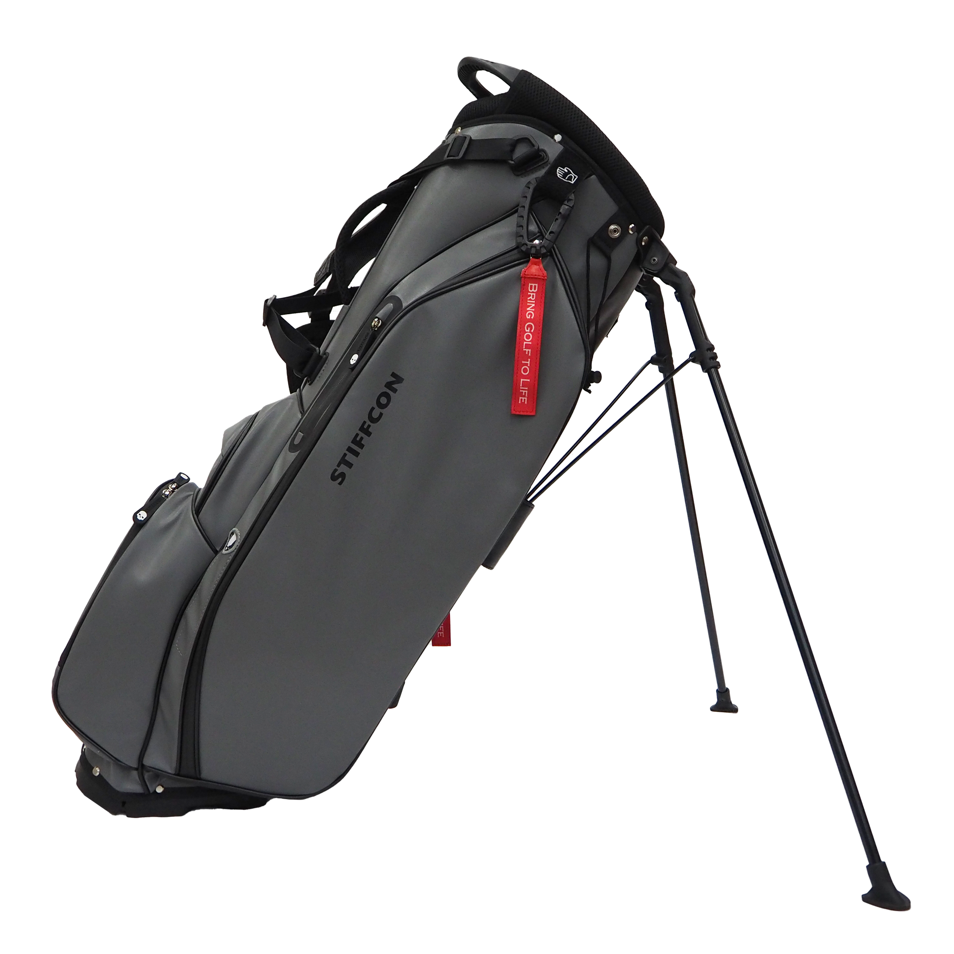 GOLF STAND BAG_PLAIN GRAY / スタンドキャディバッグ プレーングレイ GOLF STAND BAG_PLAIN GRAY / スタンドキャディバッグ プレーングレイ