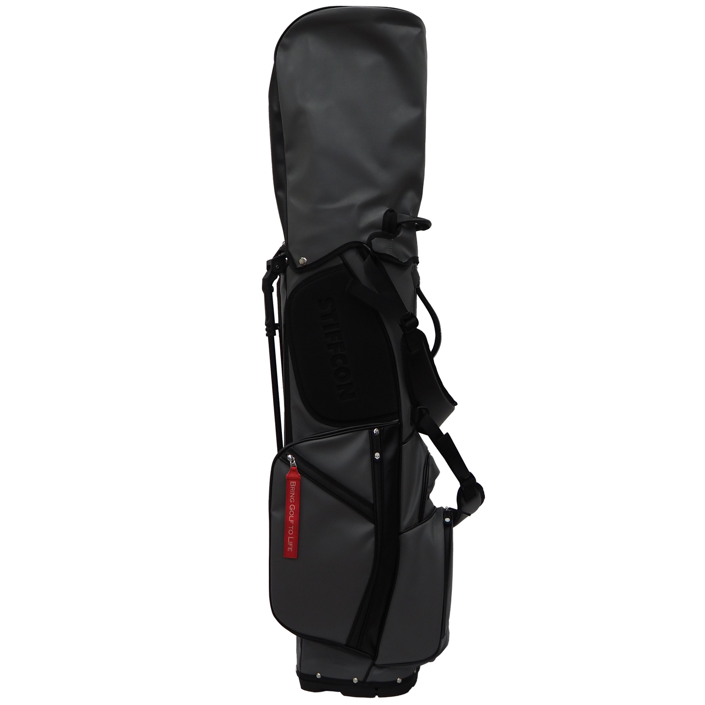 GOLF STAND BAG_PAISLEY BLACK / Stand Caddy Bag Paisley Black STIFFCON