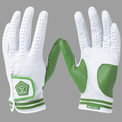 MAVLUS Sawarabi Ladies Golf Gloves_White/Green