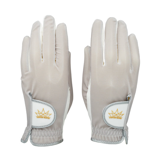 [SALE] TIARA Silver-grey Ladies two-handed golf gloves Tiara Silver Gray