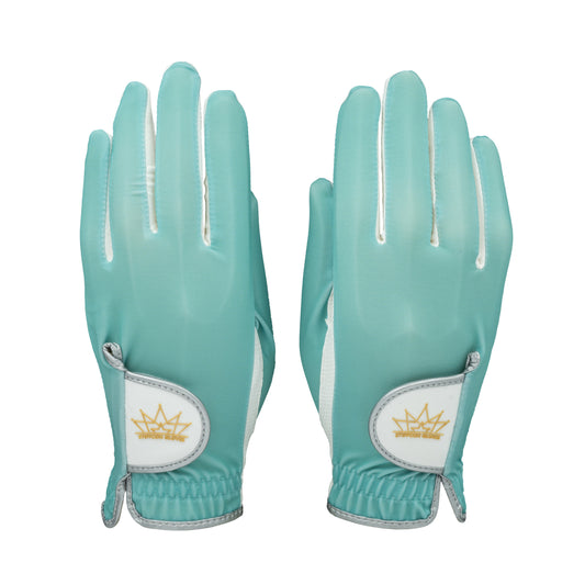 [SALE] TIARA Turquoise Ladies two-handed golf gloves Tiara Turquoise