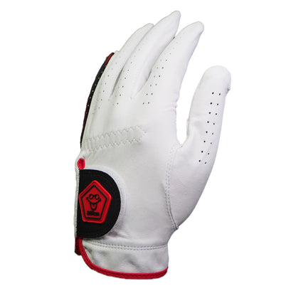 MAVLUS Mignolo Men's Golf Glove_White/Red/Black