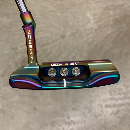 Equipped with live bullet rim! Scotty Cameron 33.5 inch putter rainbow PVD finish