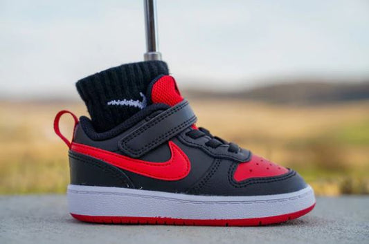 Sneaker putter cover/Nike Court Borough Low 2 [UNIVERSITY RED BLACK]