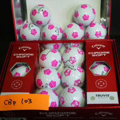 Pink x Callaway CHROMESOFT TRUVIS2022 Custom 1.5 dozen_CB103