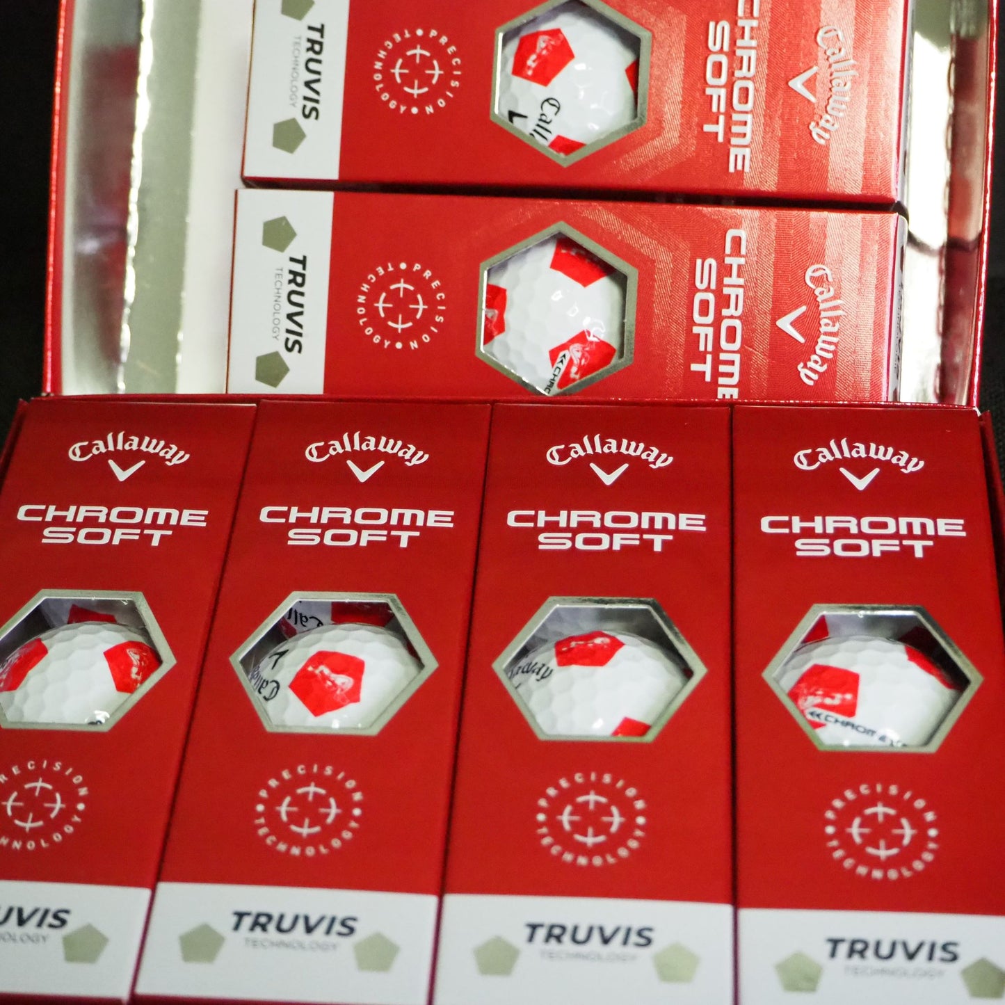 赤色 x Callaway CHROMESOFT TRUVIS2022 特注1.5ダース_CB120