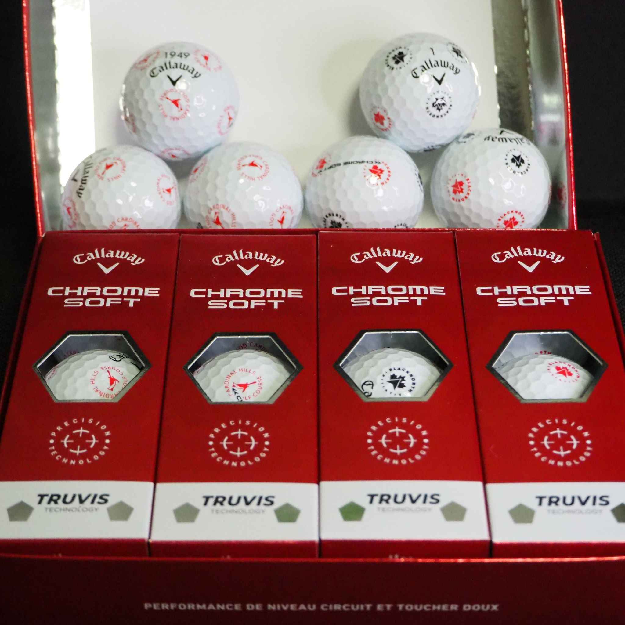 赤黒 x Callaway CHROMESOFT TRUVIS2022 特注1.5ダース_CB134 – STIFFCON