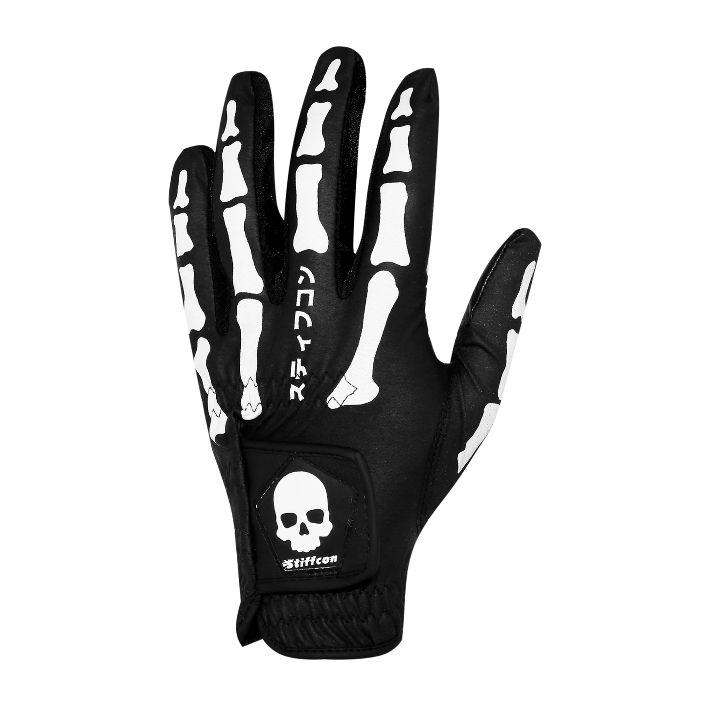 TULANG BLACK Ladies Bone Pattern Golf Glove Left Hand Touran Black